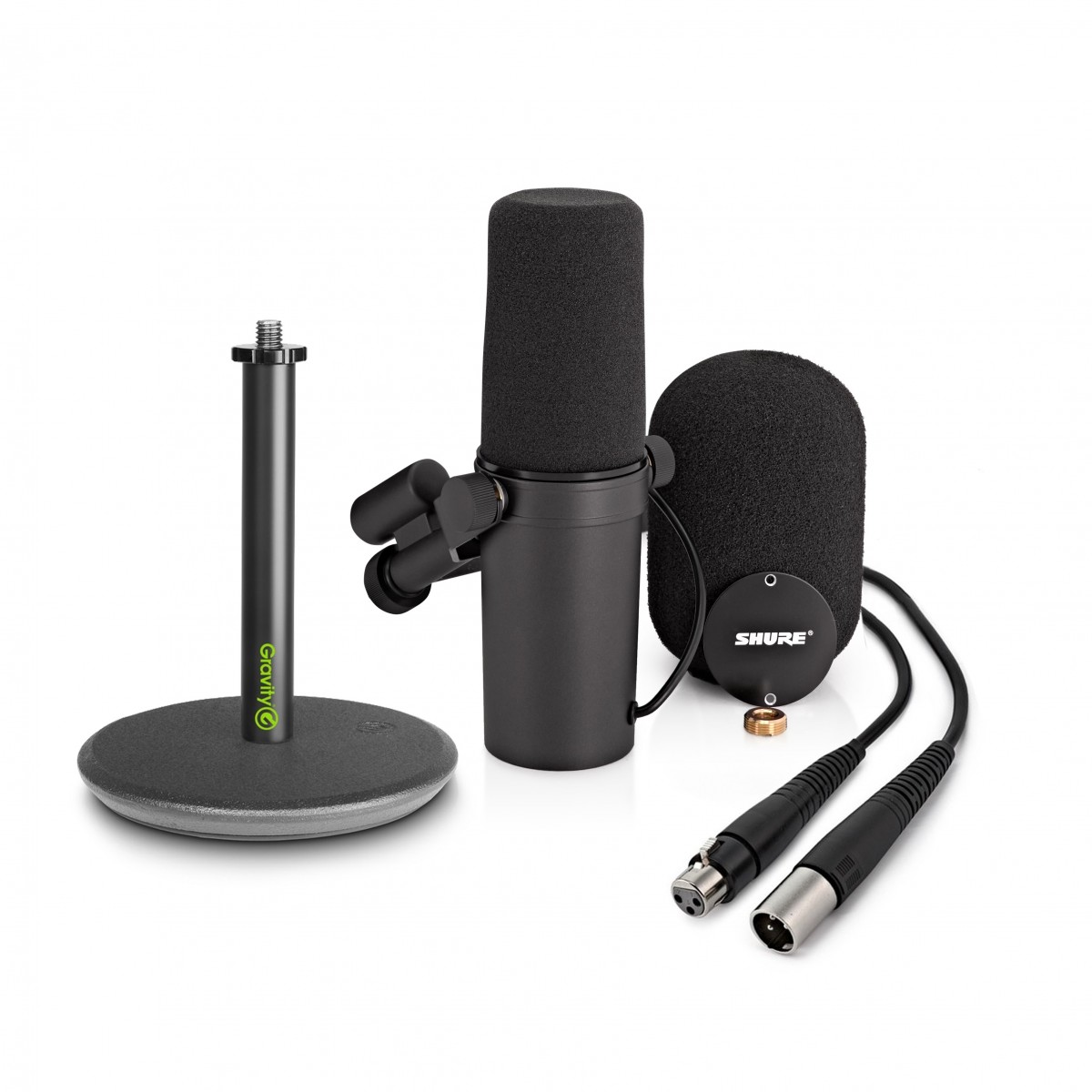 Shure SM7B Podcast Microphone With Stand ( A Pair)