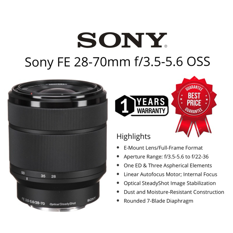 Sony E-Mount 28-70 FE 3.5-5.6 -